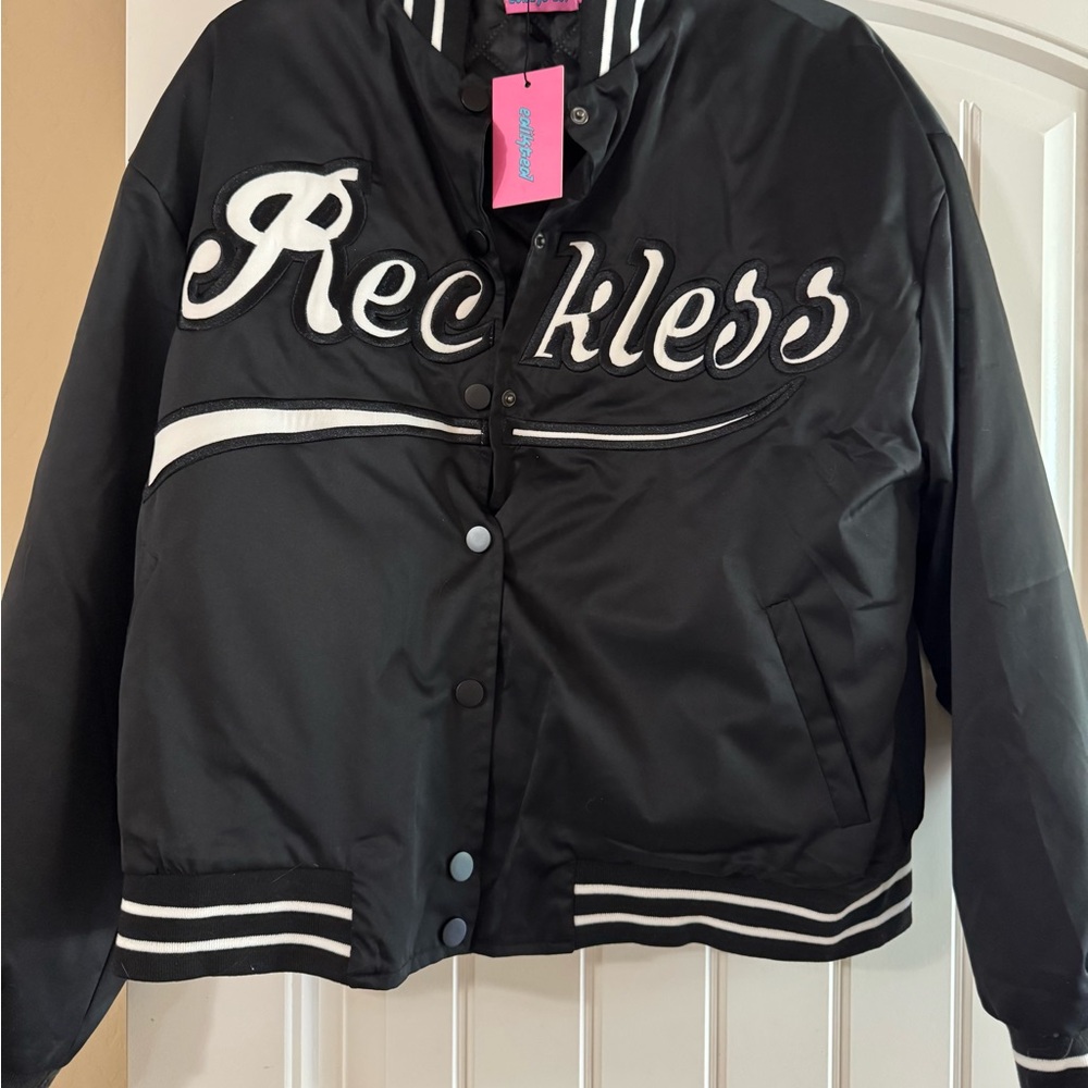 Edited Black Varsity Jacket